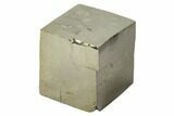 Bargain, Shiny, Natural Pyrite Cube - Navajun, Spain #118304-1